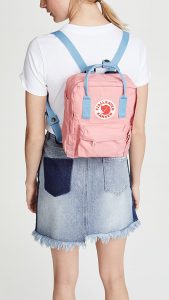 Fjallraven Kanken mini backpack pink
